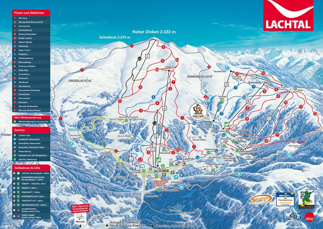 Vesely Svist Chalet Lachtal Bagian luar foto